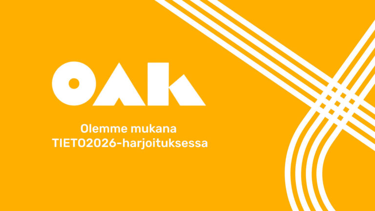 Olemme mukana tieto26-harjoituksessa